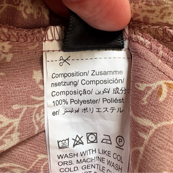 SHEIN Two Piece Skirt and Wrap Around Top Light Pink Womens Medium - Picture 4 of 8